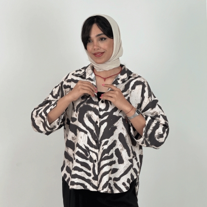 شومیز بغل هلال پری کد : 61607 ( پک دوتایی یک رنگ )